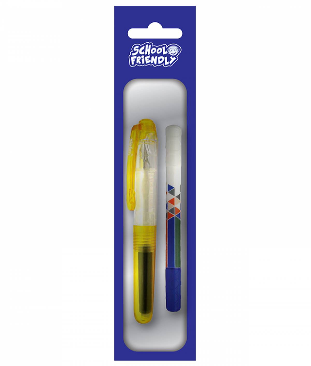 Stilou MINI SF blister cu 1 corector si 1 rezerva cerneala