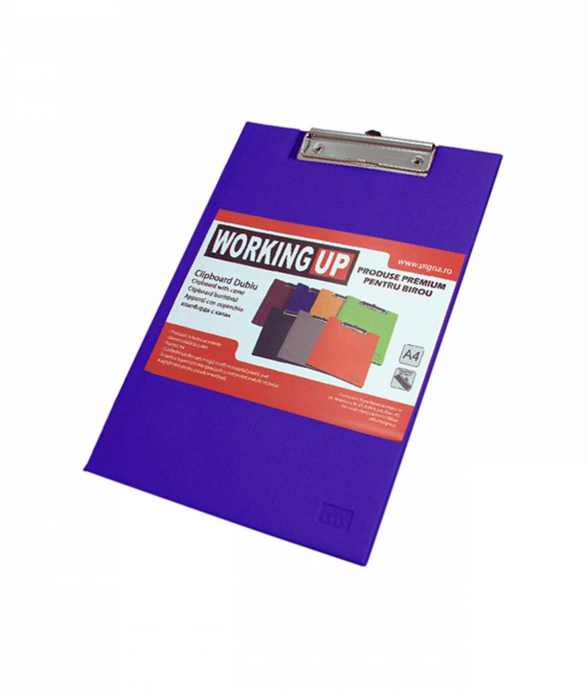 Clipboard dublu W-UP indigo