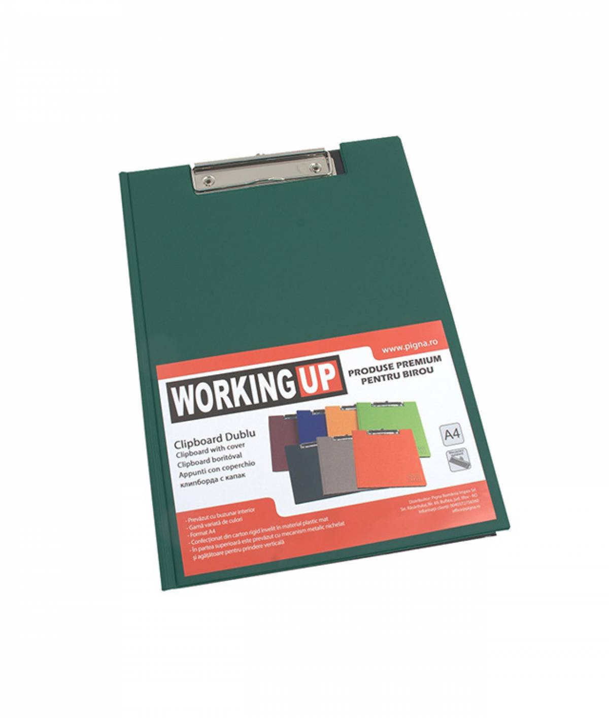 Clipboard dublu W-UP verde