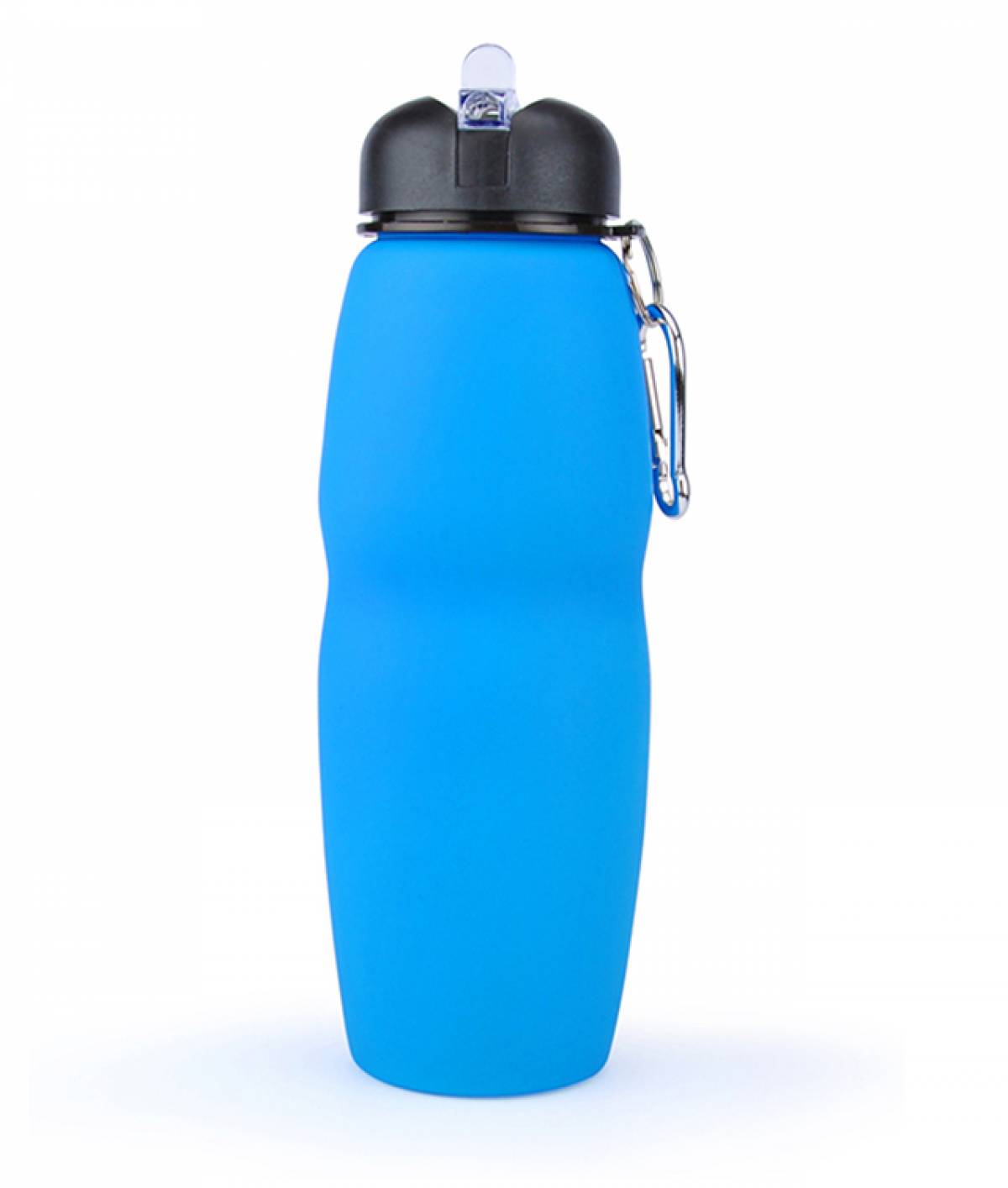Sticla Apa PREMIUM silicon pliabila 700 ml albastru