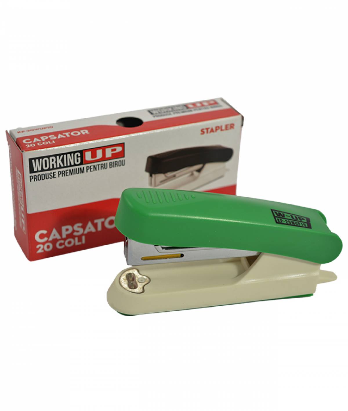 Capsator plastic 20 file (capse no 10) W-UP VERDE