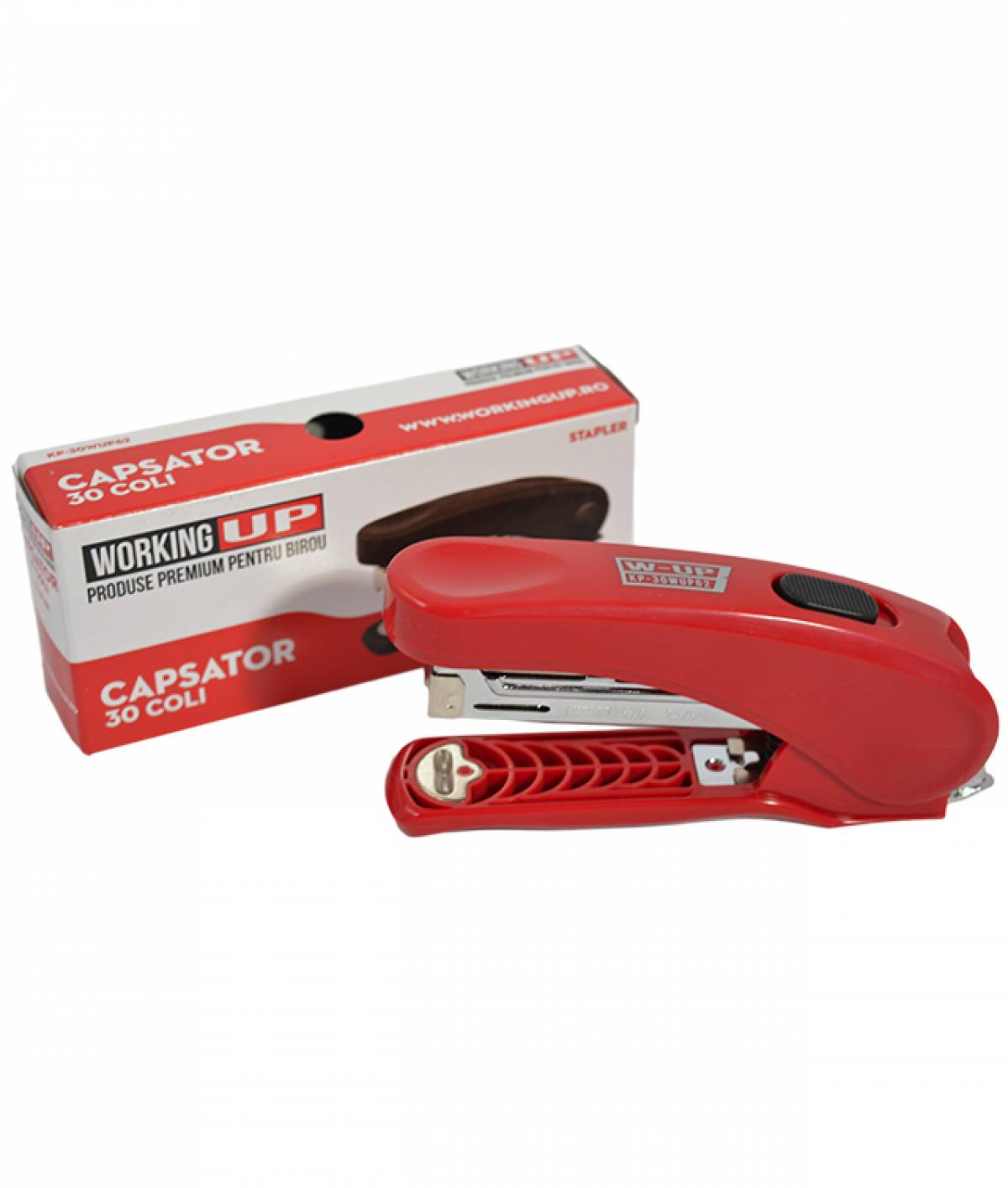 Capsator plastic 30 file (62mm)W-UP ROSU
