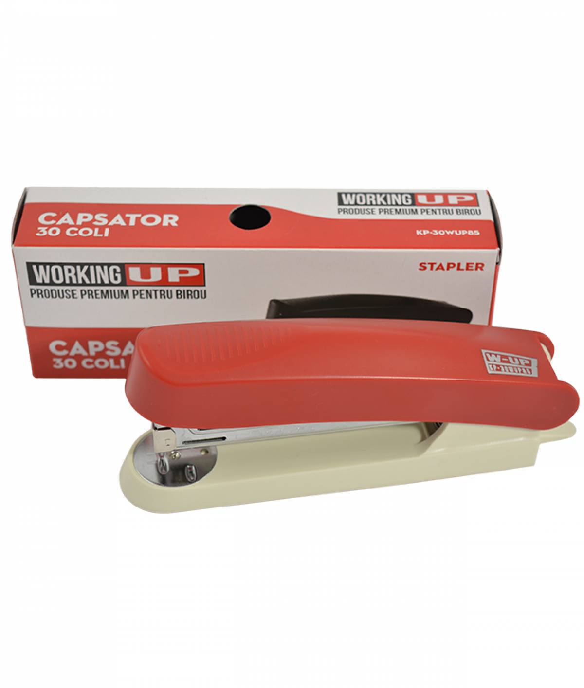 Capsator plastic 30 file (85mm) W-UP ROSU