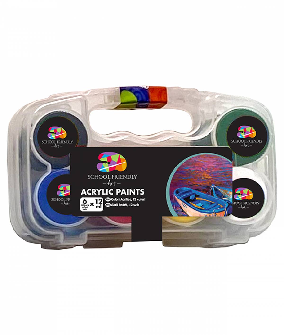 Acrilice SF ART 6 culori 20ml container plastic
