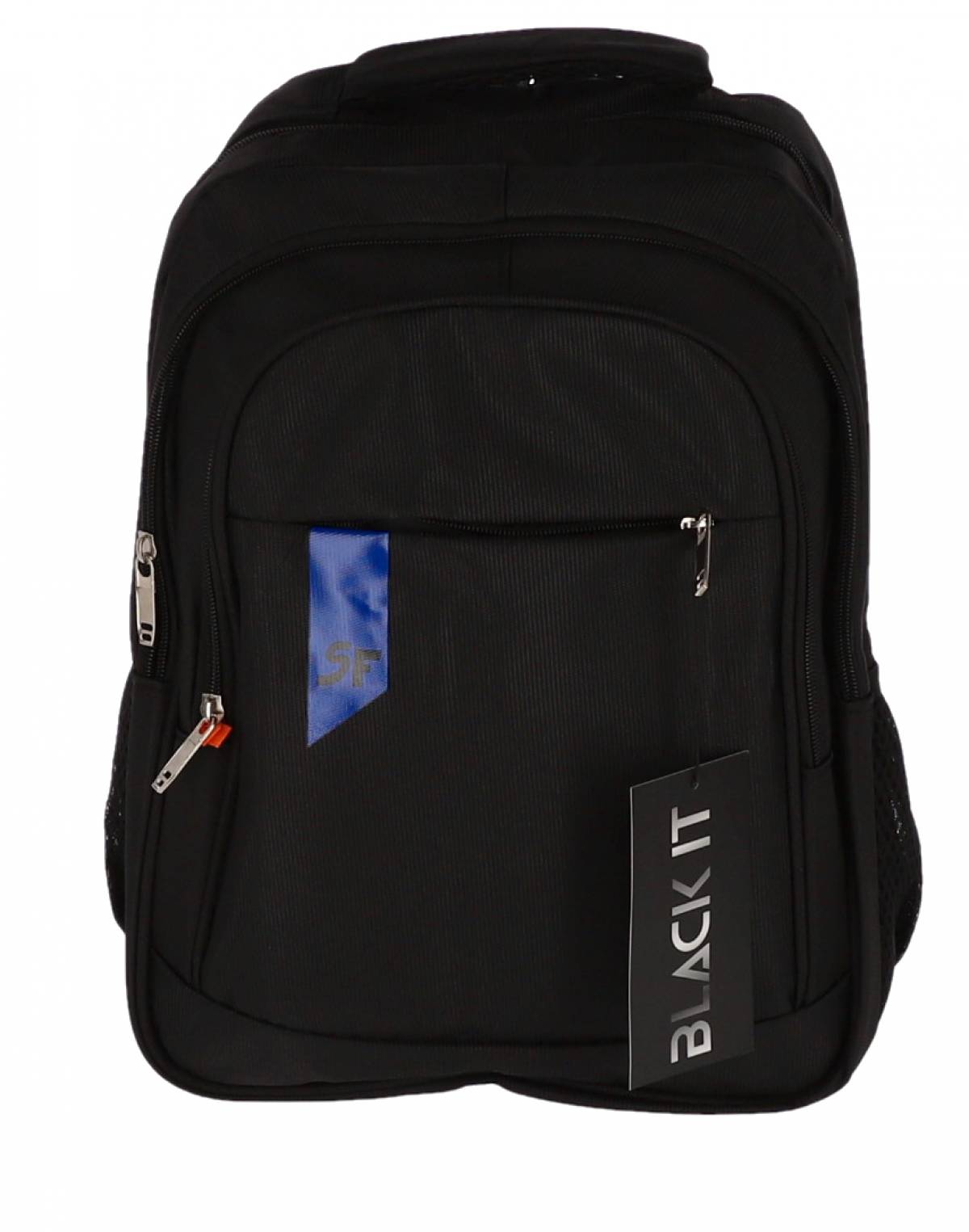 Ghiozdan BLACK IT LAPTOP 4fermoare 40HX30X19cm AL